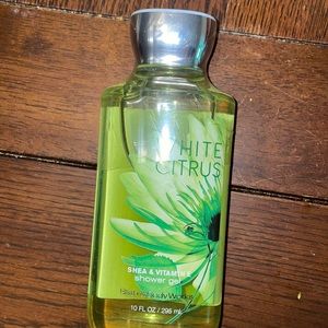white citrus bath and body works shower gel
